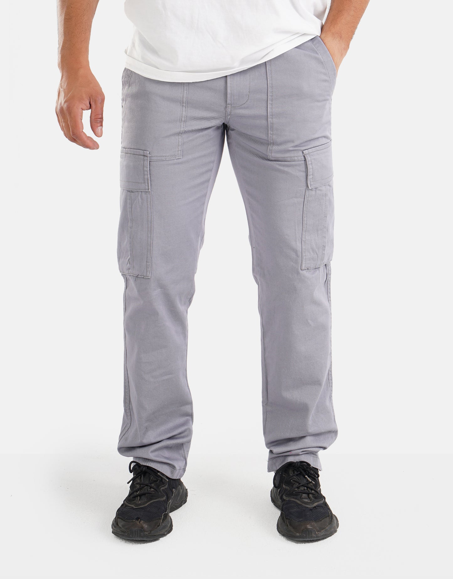 Chino Cargo - Grey