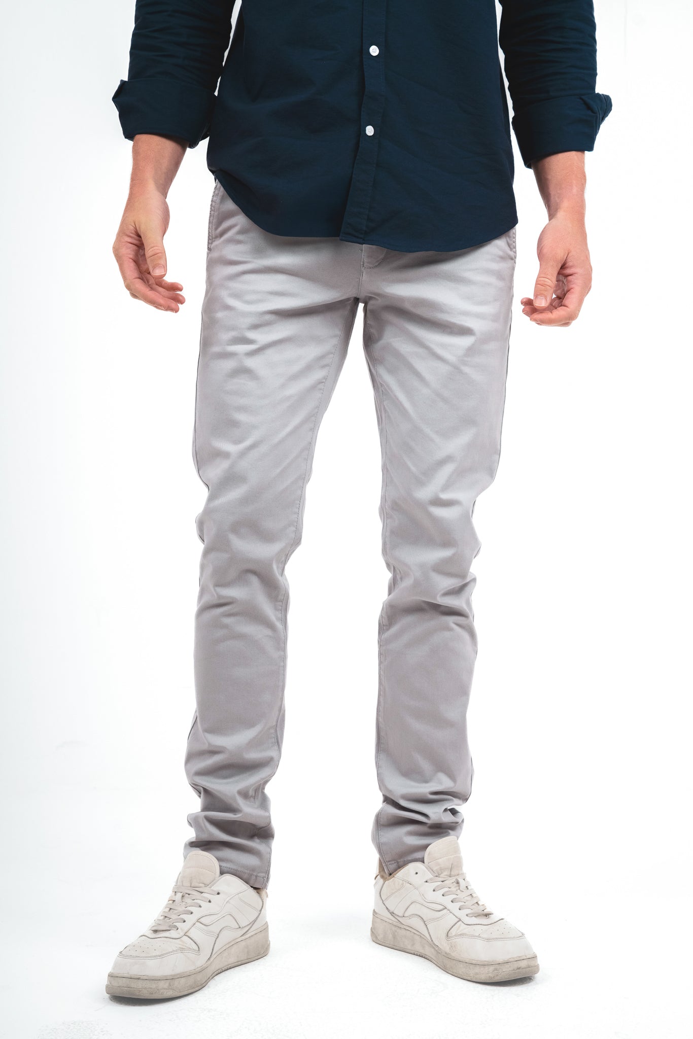 Plain Oxford Shirt - Navy Blue