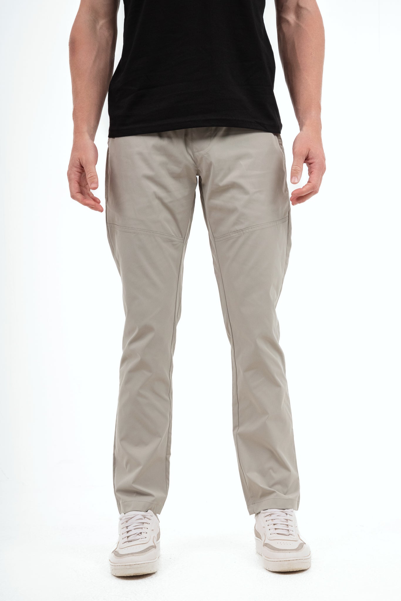 Waterproof Straight Leg Pants - Light Grey