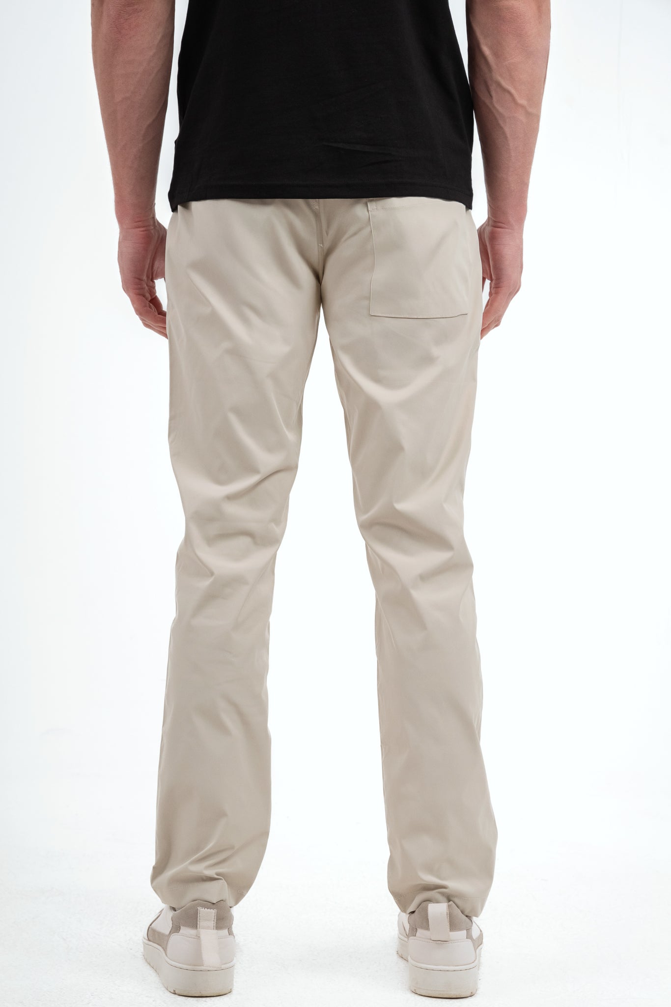 Waterproof Straight Leg Pants - Off White
