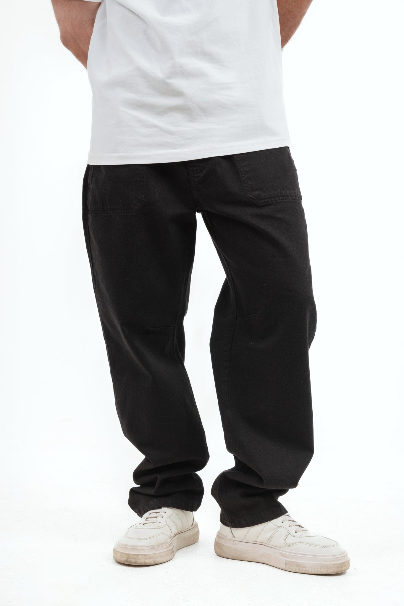 Wide Leg Jeans - Black