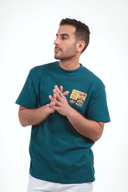 The Surf Crew T-shirt - Petroleum