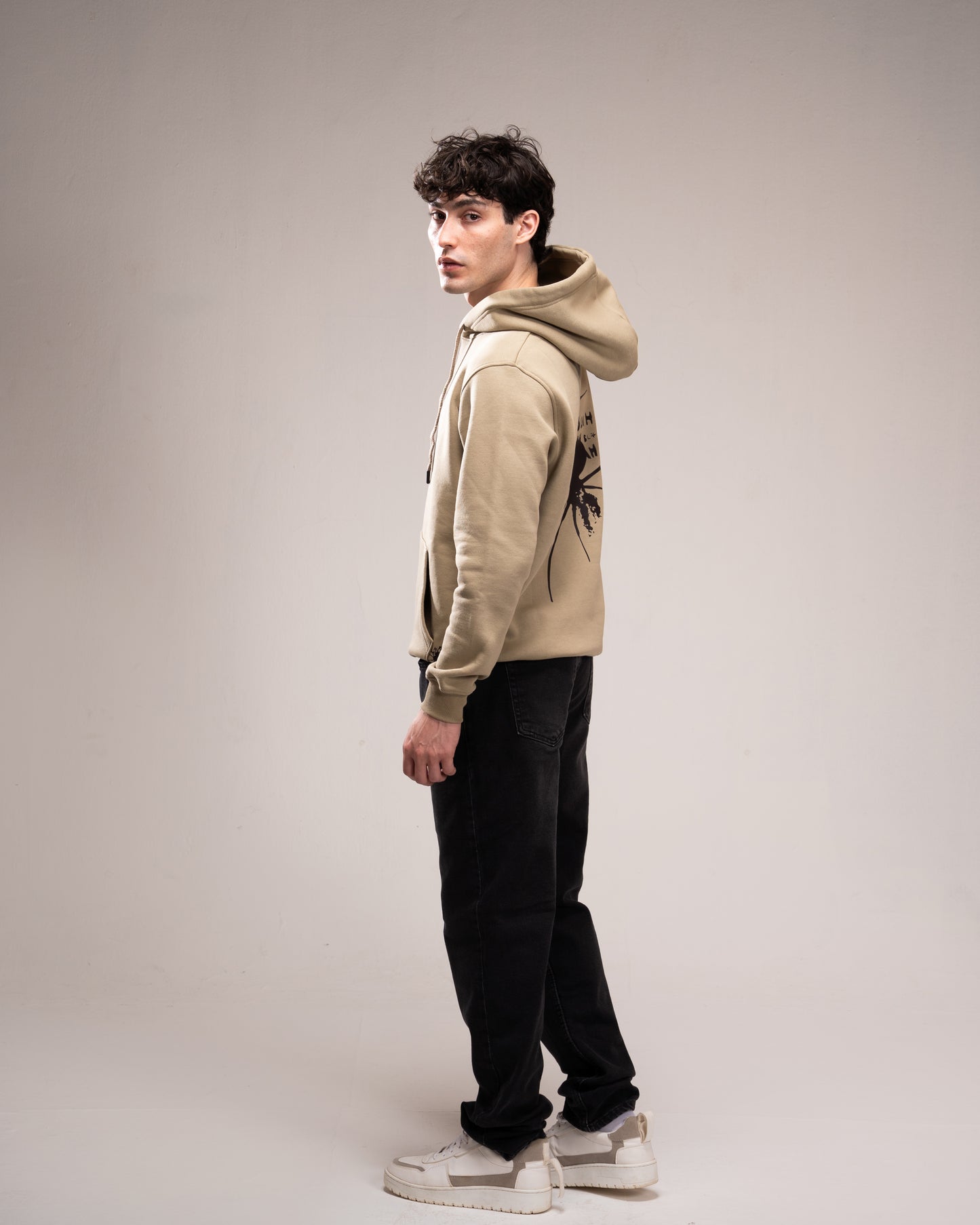 Be Careful Hoodie - Khaki