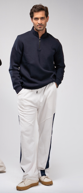 Wide Leg SweatPants - White