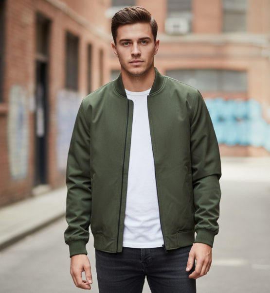 Bomber Jacket -Olive
