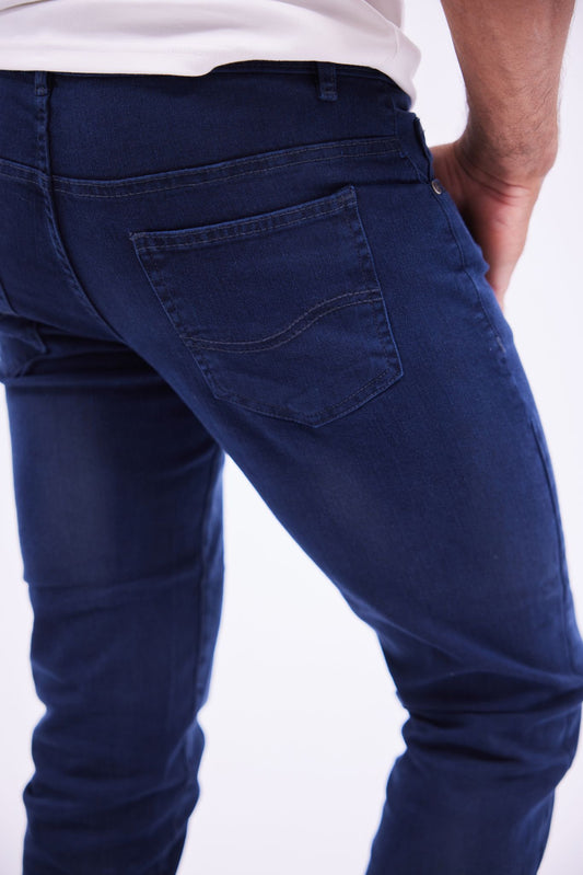 Slim Fit Navy Blue Jeans -Navy Blue