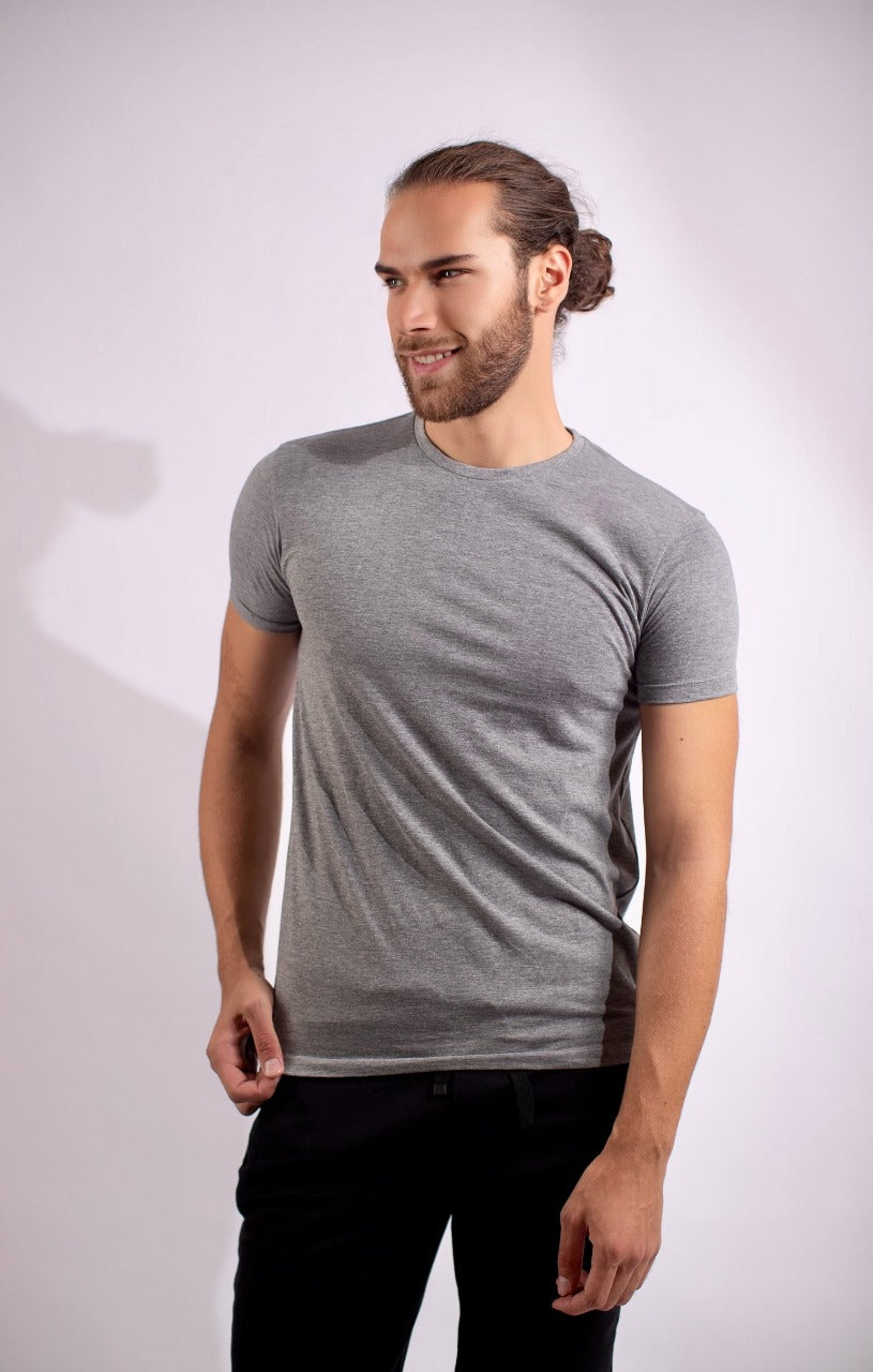 Basic T-shirt- Grey