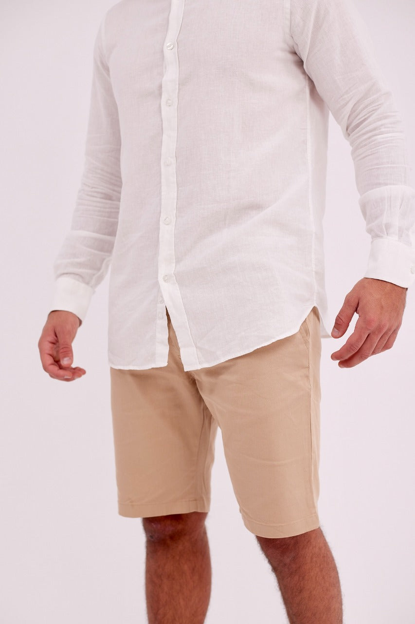 Chino Shorts-Light Beige