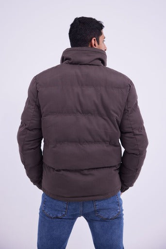 Puffer Jacket- Brown