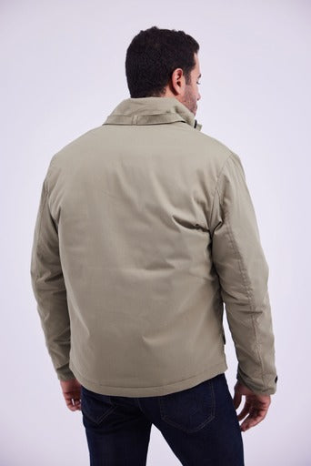 Quilted Jacket-Light Olive