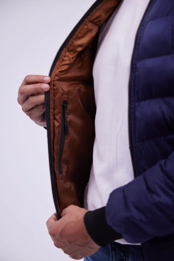Puffer Waterproof Jacket -Navy blue