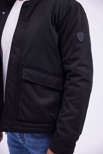 Quilted Jacket- Black