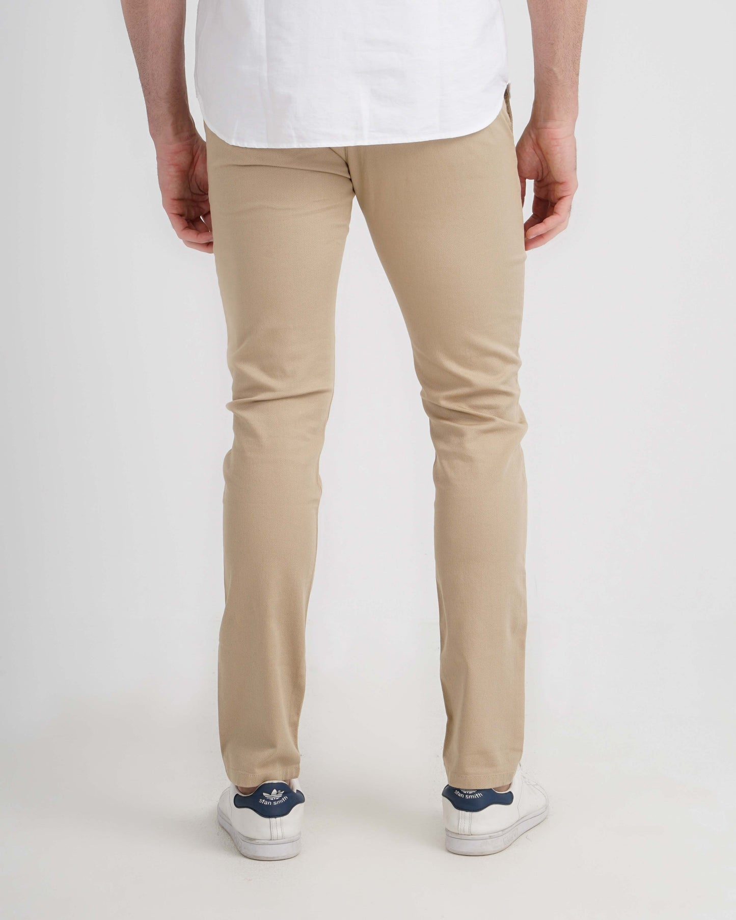 Pique Chino Trouser - Beige