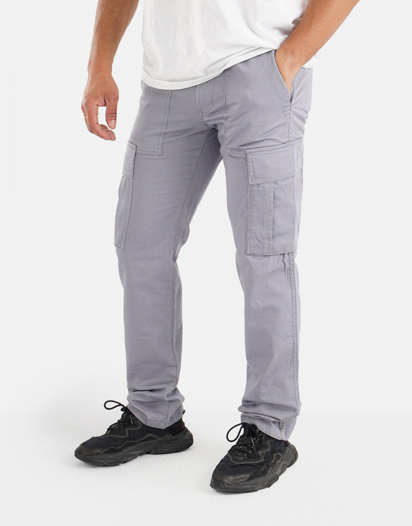 Chino Cargo - Grey