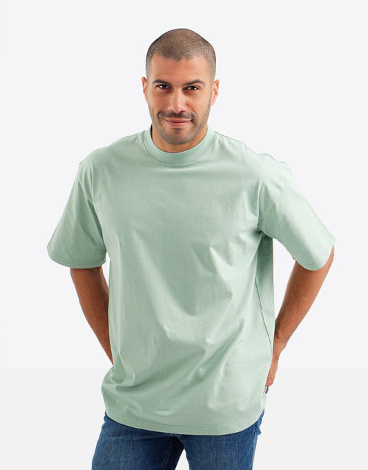 Extra Oversized Plain T-shirt - Mint