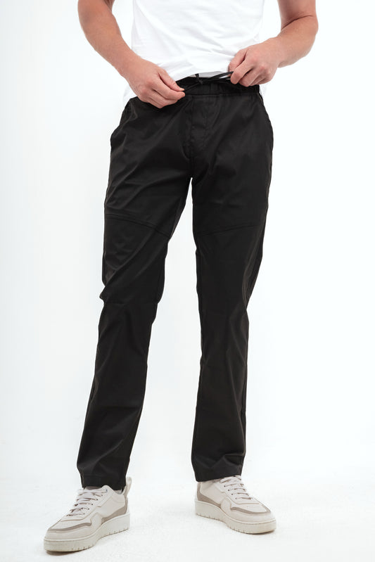 Waterproof Straight Leg Pants - Black