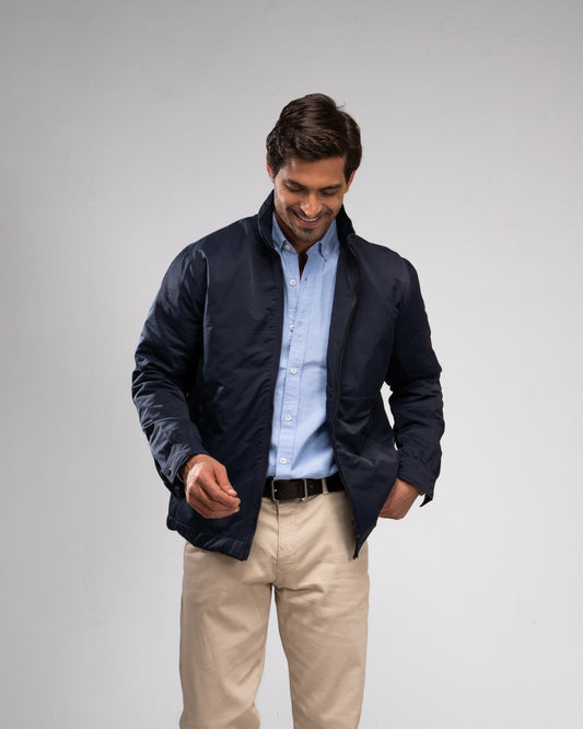 Waterproof Jacket - Navy Blue