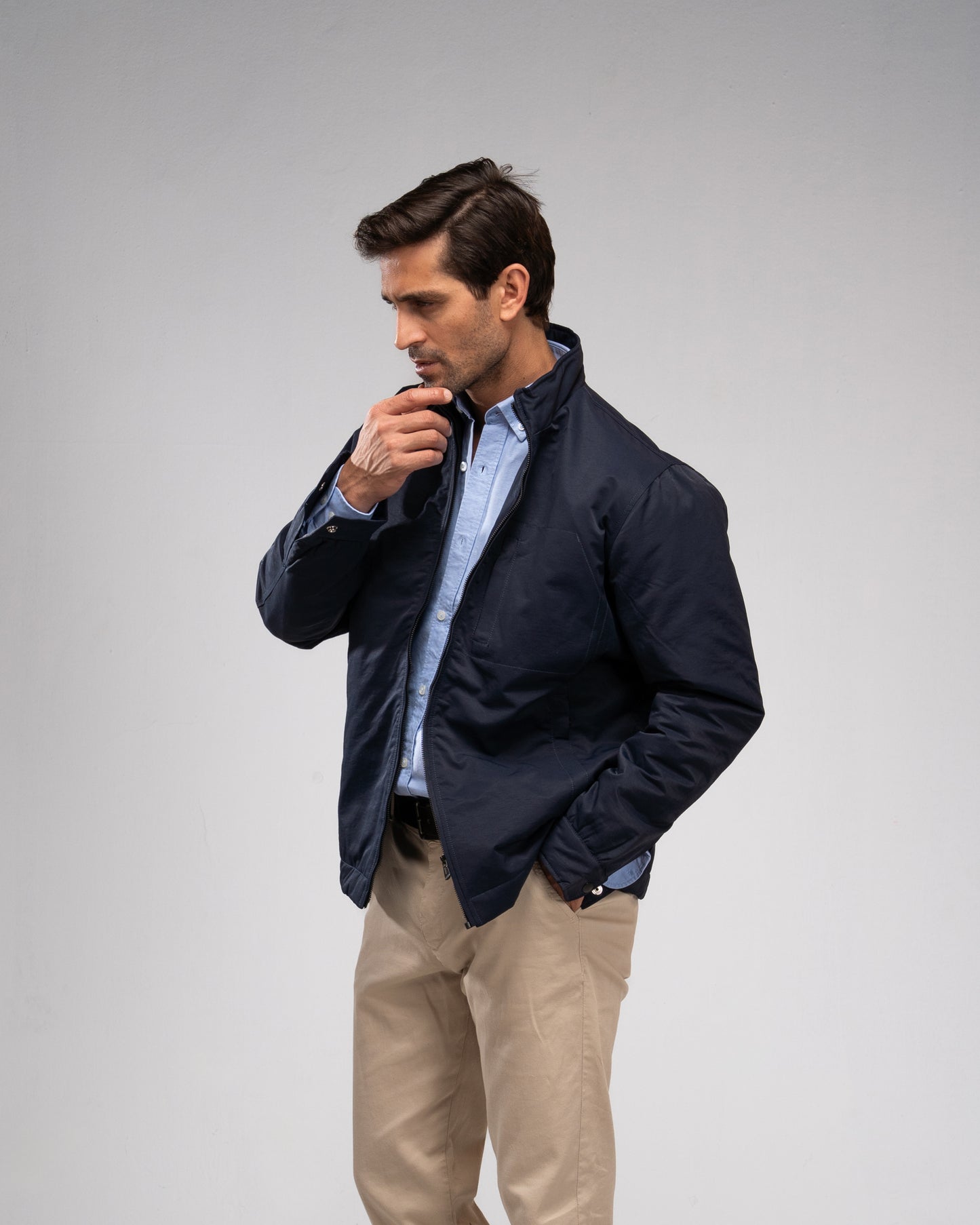 Waterproof Jacket - Navy Blue