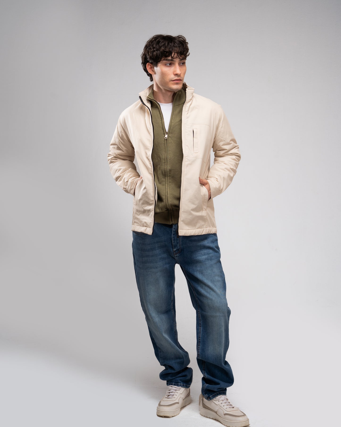 Waterproof Jacket - Off White