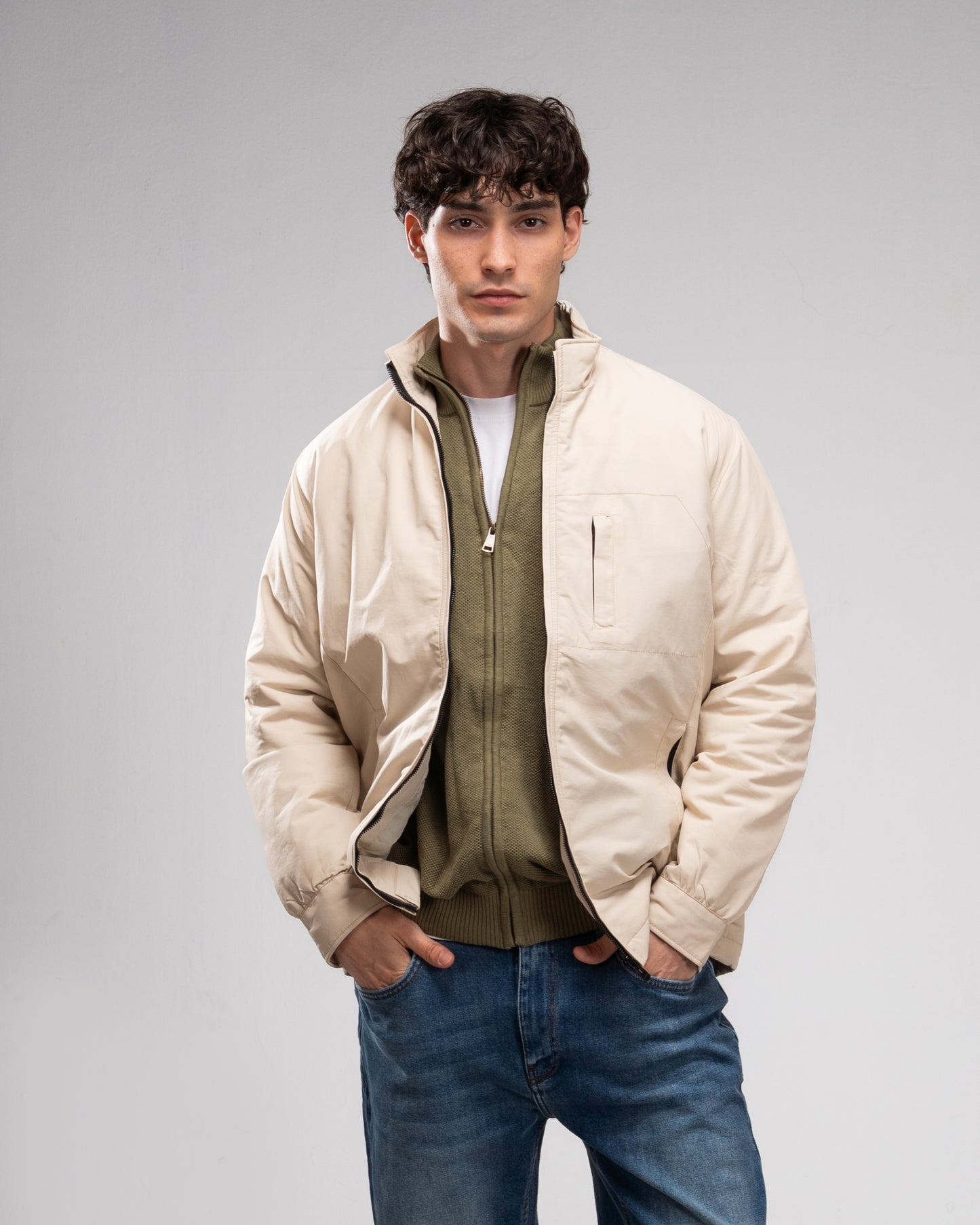 Waterproof Jacket - Off White