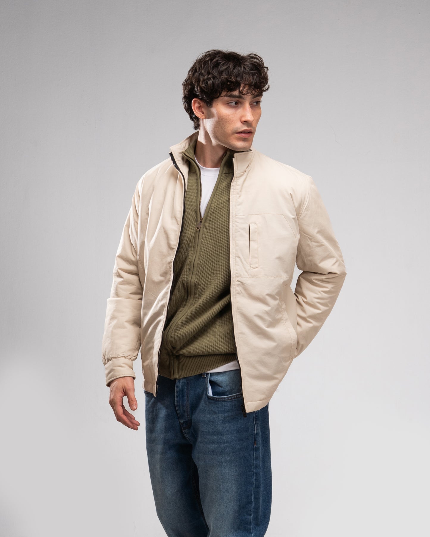 Waterproof Jacket - Off White