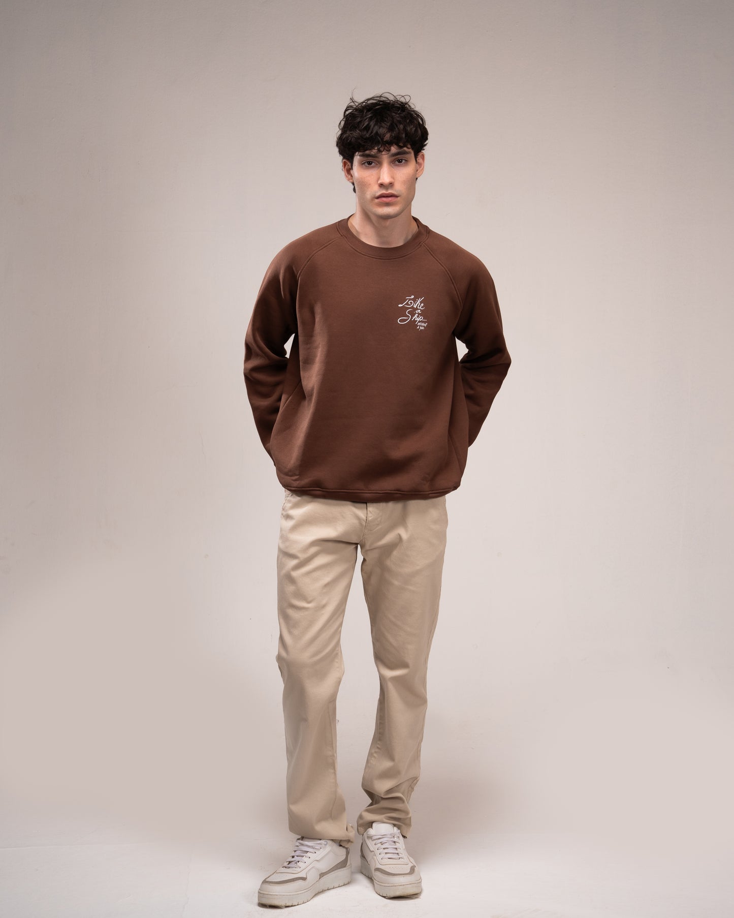 Brown Graphic Sweatshirt
