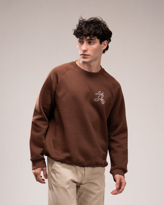 Brown Graphic Sweatshirt