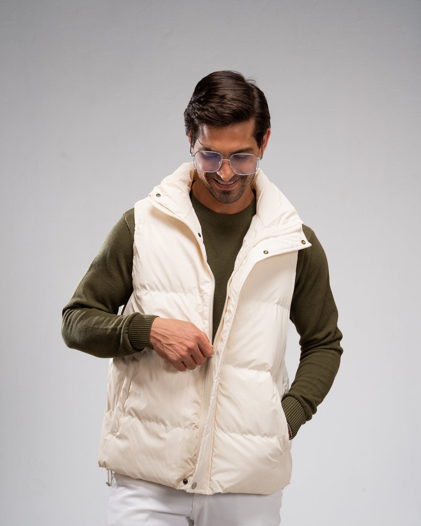 Water Proof Vest - Off White