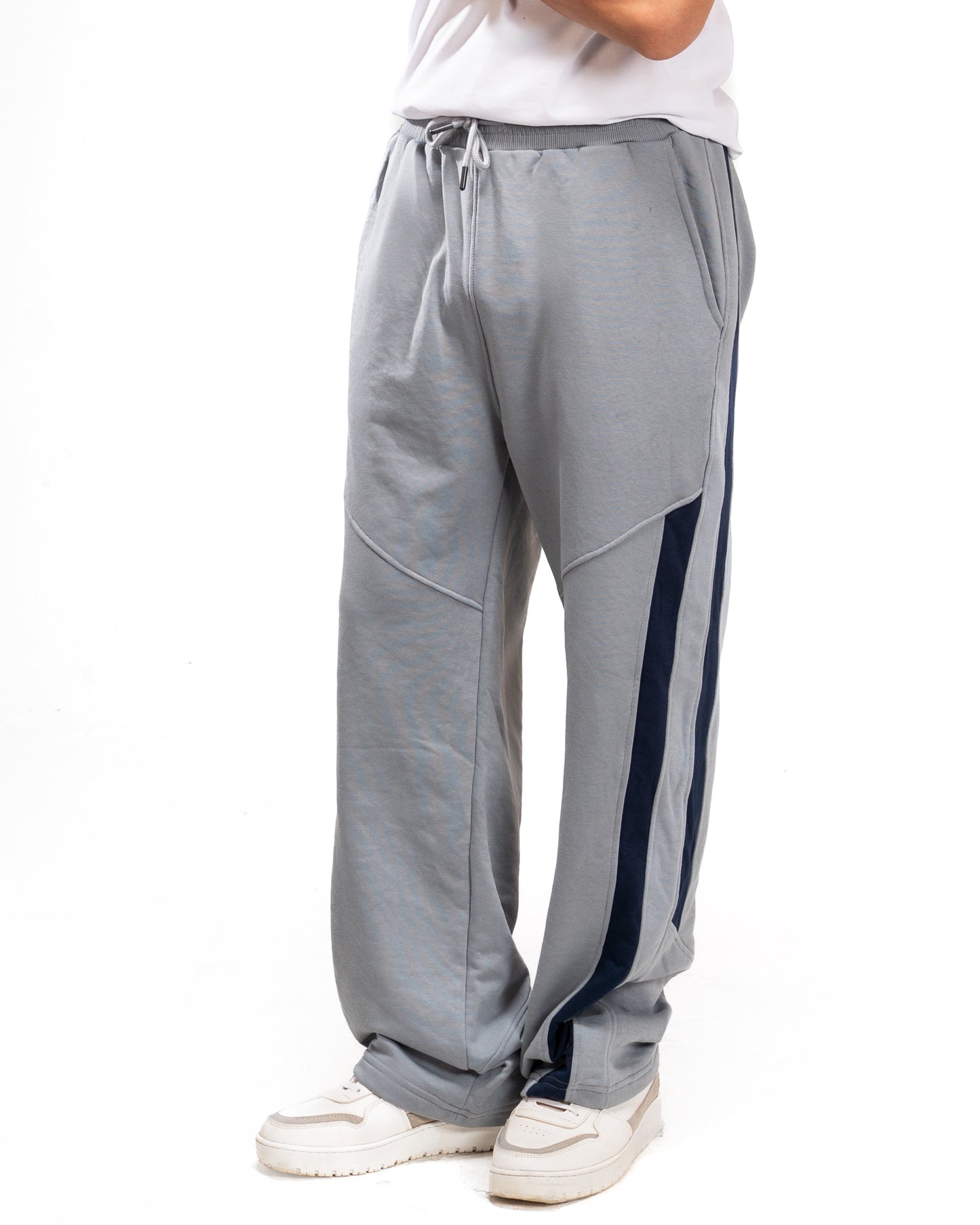 Wide Leg SweatPants - Grey
