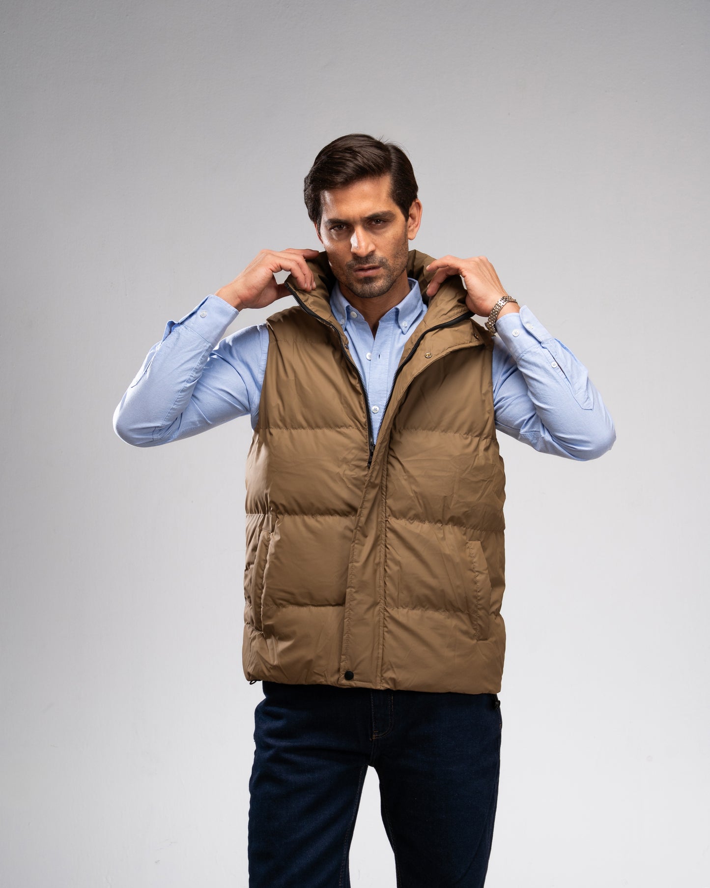 Water Proof Vest - Cafe