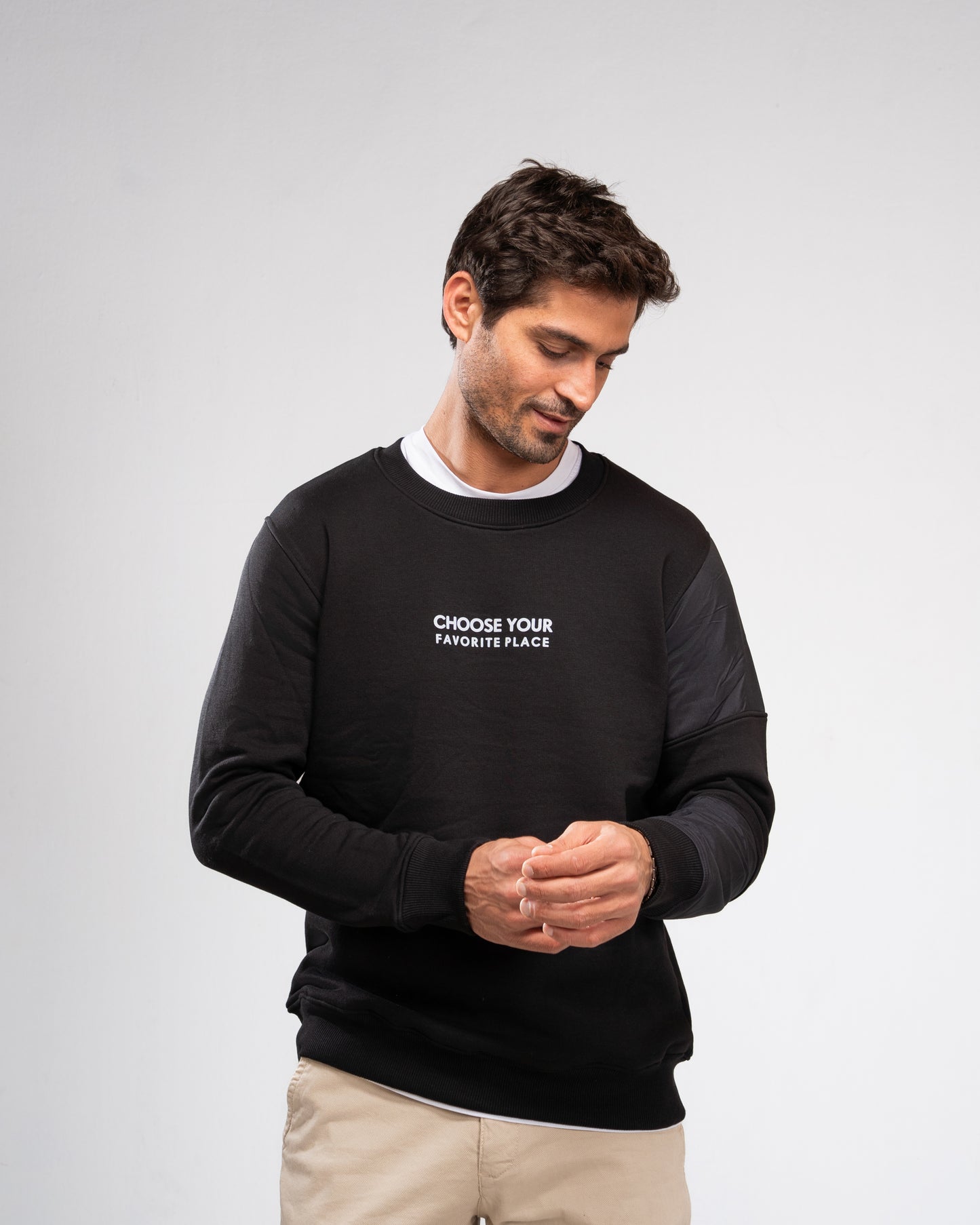 Favorite Place Sweatshirt -Black
