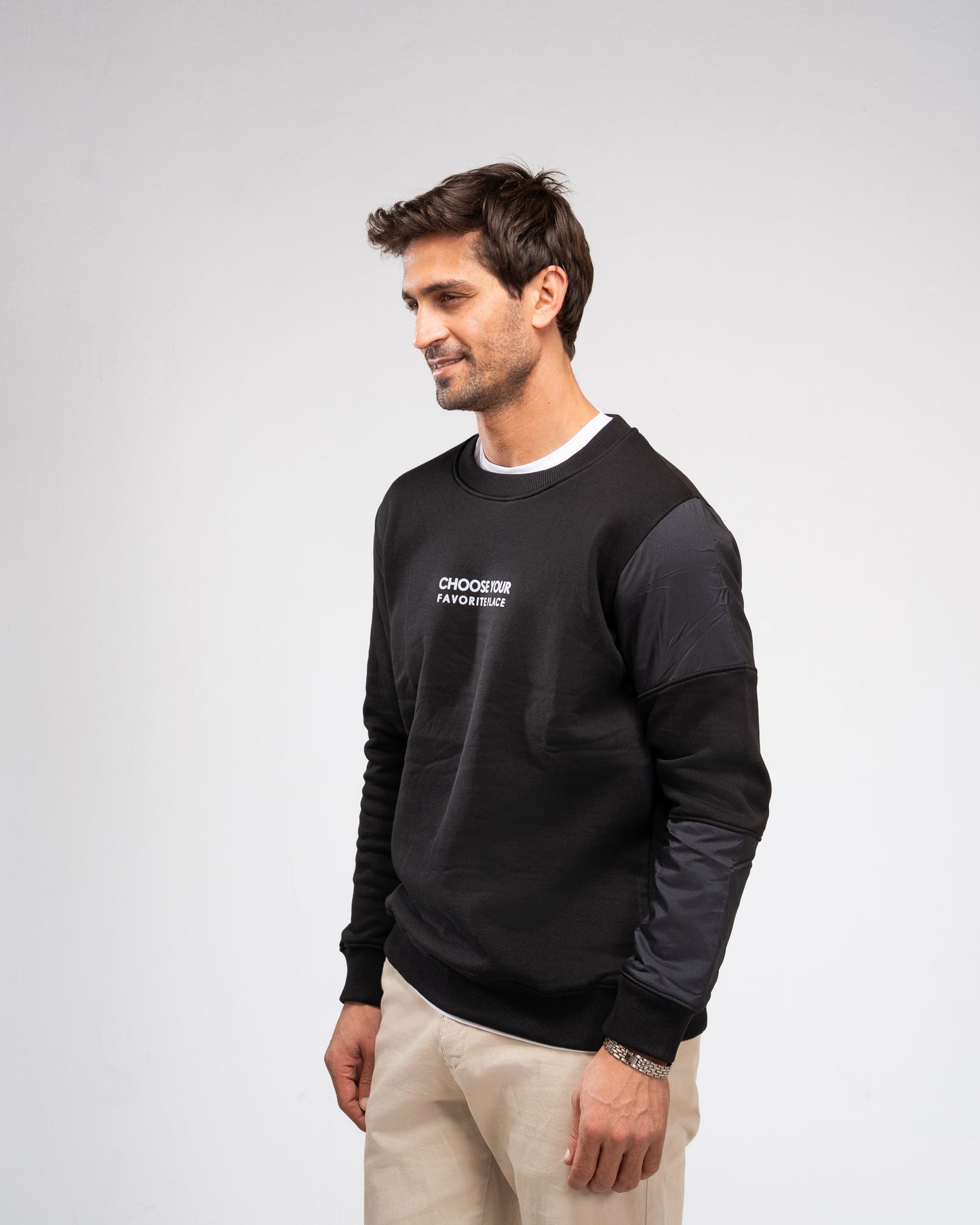Favorite Place Sweatshirt -Black