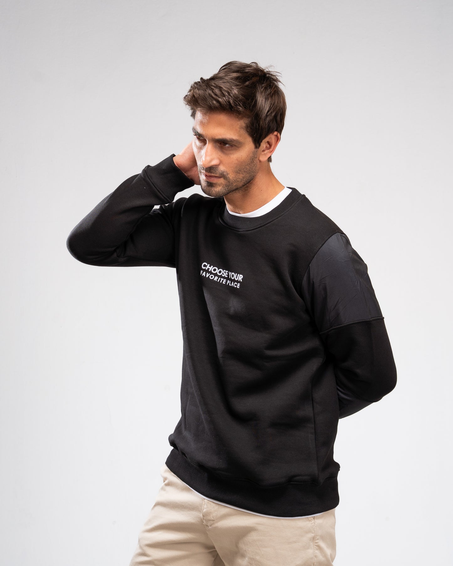 Favorite Place Sweatshirt -Black