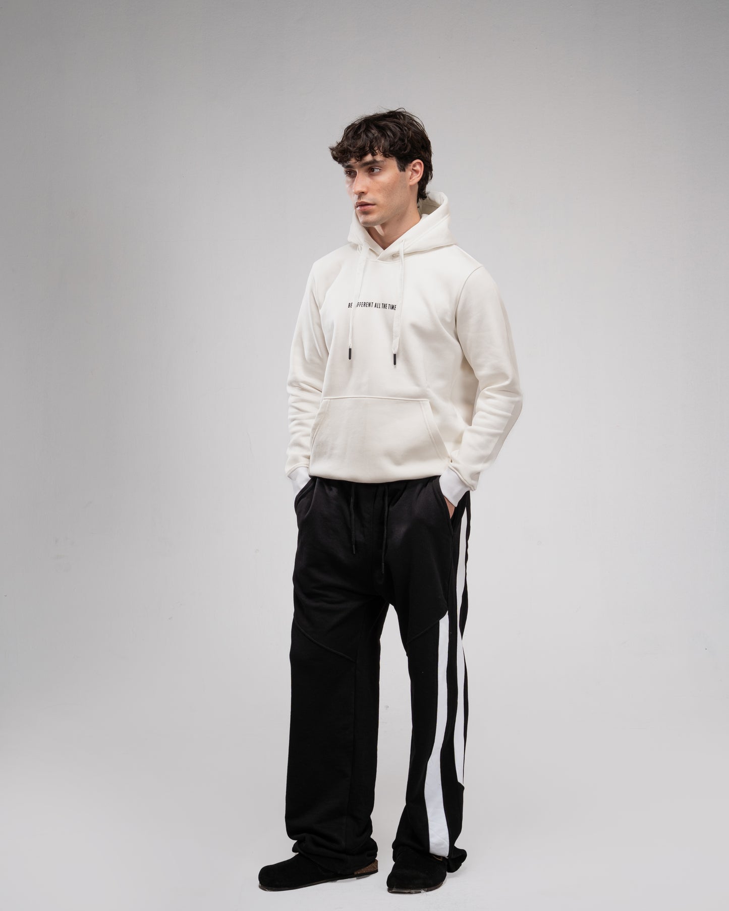 Wide Leg SweatPants - Black