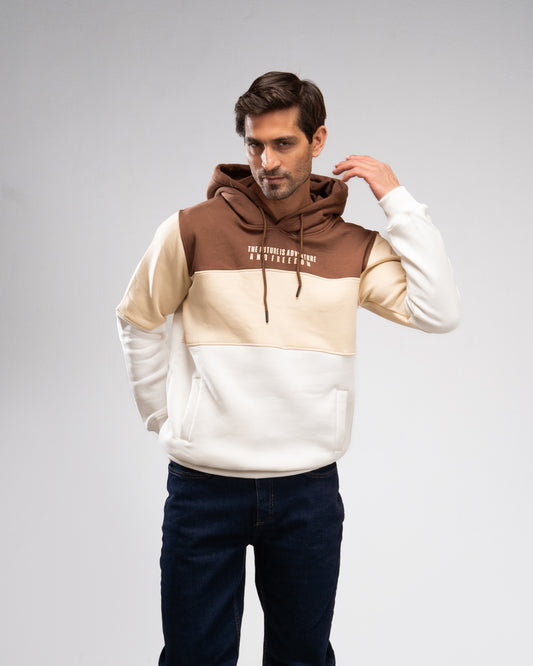 Desert Tones Colorblock Hoodie