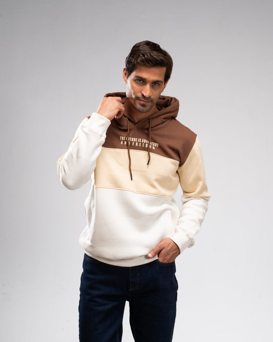 Desert Tones Colorblock Hoodie