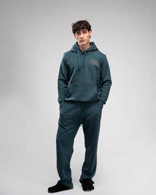 Coffee Hoodie - Teal