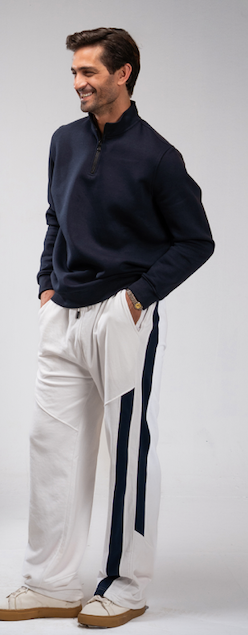 Wide Leg SweatPants - White