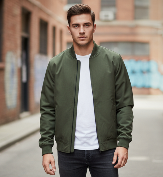 Bomber Jacket -Olive