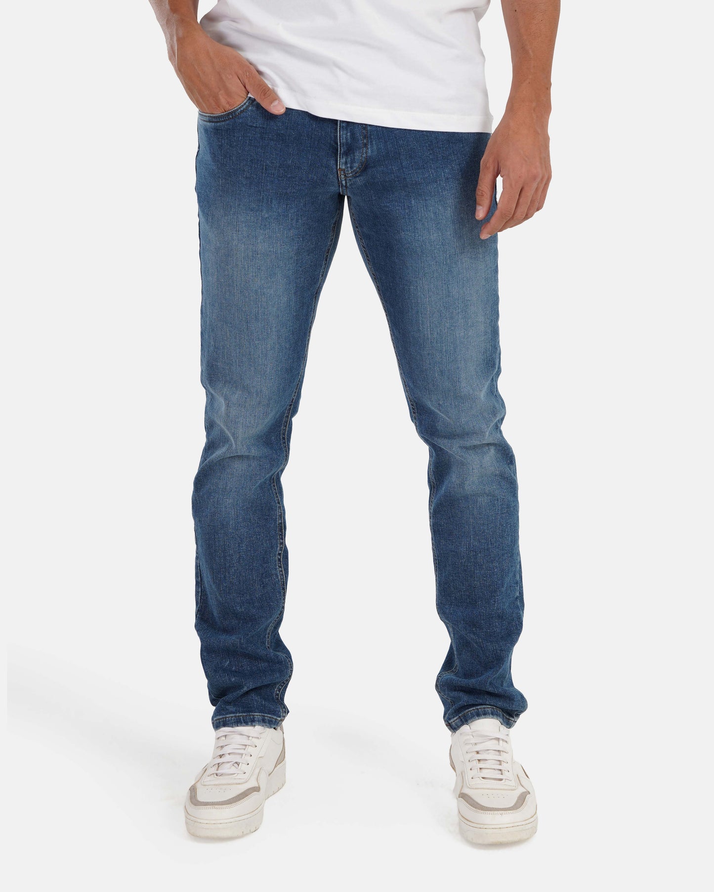 Slim Fit Jeans - Medium Blue