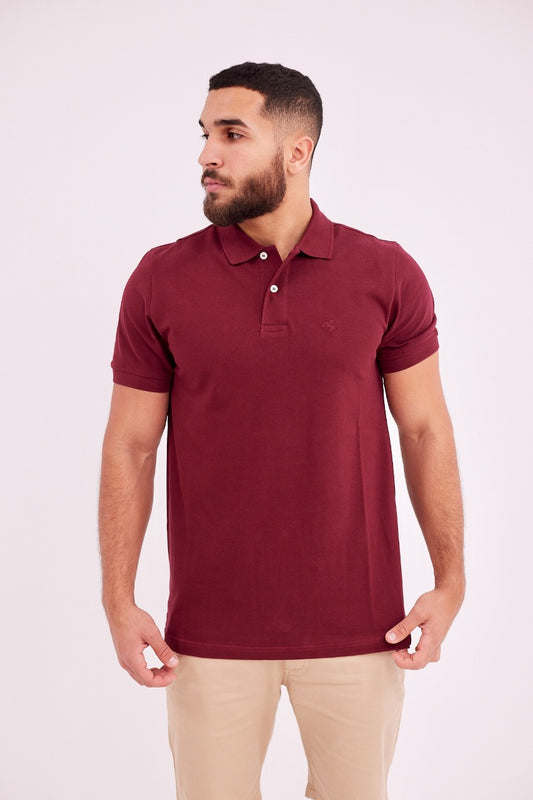 Polo Shirt-  Burgundy