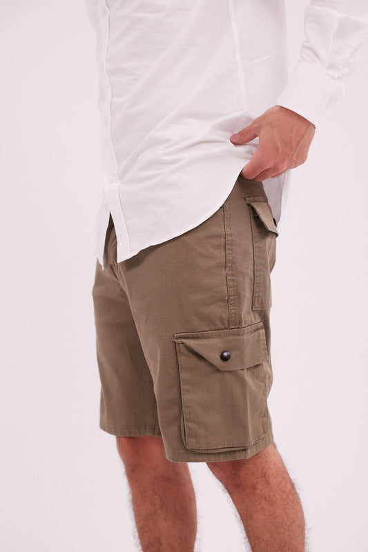 Cargo Shorts-Cafe