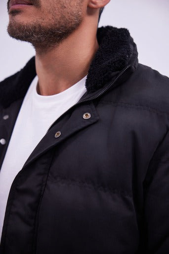 Puffer Jacket - Black