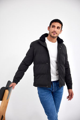 Puffer Jacket - Black
